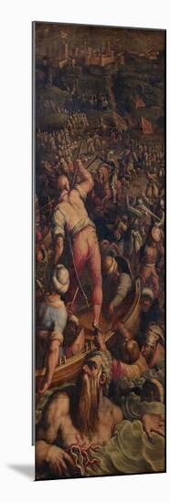 Rout of the Turks at Piombino, 1563-1565-Giorgio Vasari-Mounted Giclee Print