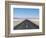 Routa 52 is crossing the Salar towards Chile. Landscape on the salt flats Salar Salinas Grandes-Martin Zwick-Framed Photographic Print