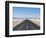 Routa 52 is crossing the Salar towards Chile. Landscape on the salt flats Salar Salinas Grandes-Martin Zwick-Framed Photographic Print