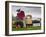 Route 1, Old Pickup Truck at Roadside Fruit Stand, Swanton, Central Coast, California, Usa-Walter Bibikow-Framed Photographic Print