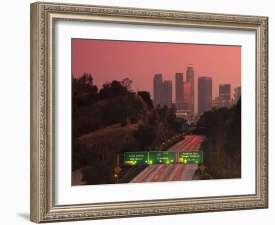 Route 110, Los Angeles, California, United States of America, North America-Alan Copson-Framed Photographic Print