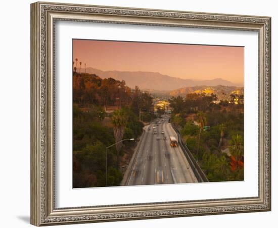 Route 110, Los Angeles, California, USA-Alan Copson-Framed Photographic Print