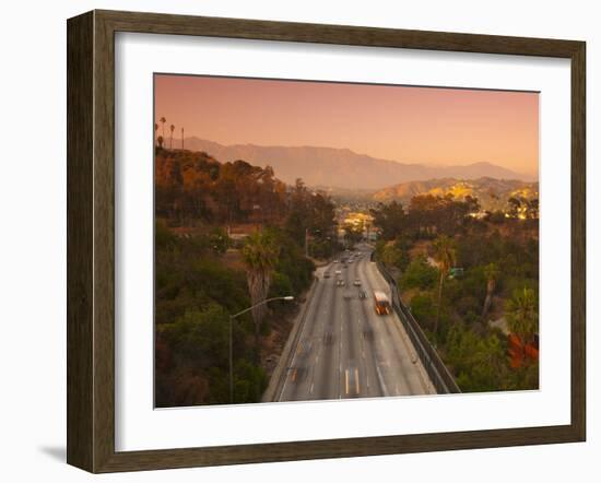 Route 110, Los Angeles, California, USA-Alan Copson-Framed Photographic Print