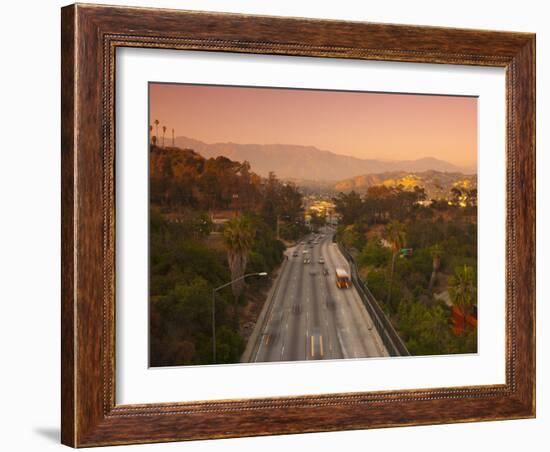 Route 110, Los Angeles, California, USA-Alan Copson-Framed Photographic Print