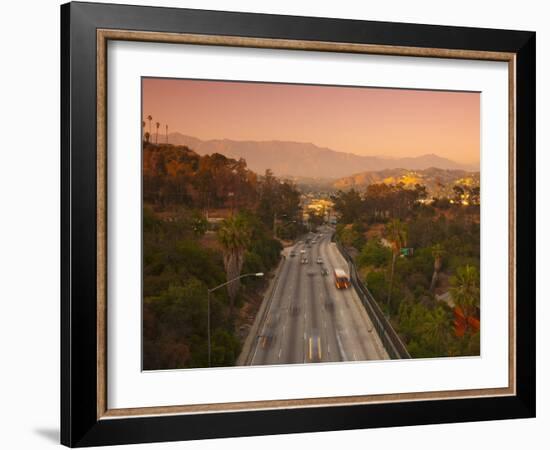 Route 110, Los Angeles, California, USA-Alan Copson-Framed Photographic Print