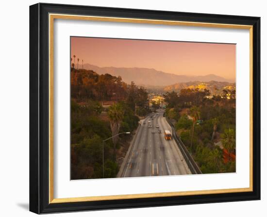 Route 110, Los Angeles, California, USA-Alan Copson-Framed Photographic Print