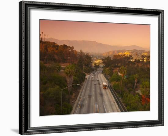 Route 110, Los Angeles, California, USA-Alan Copson-Framed Photographic Print