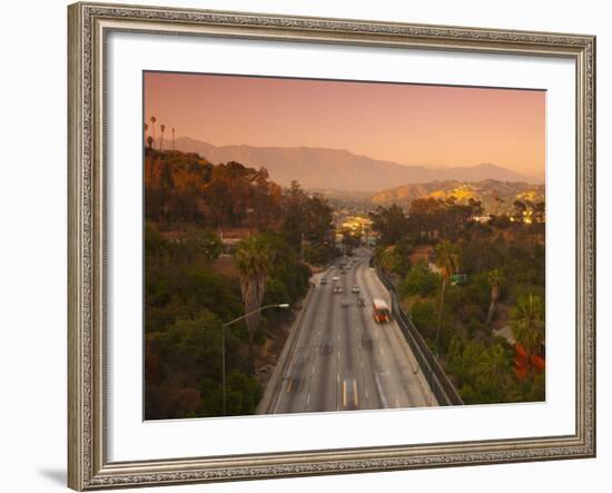 Route 110, Los Angeles, California, USA-Alan Copson-Framed Photographic Print