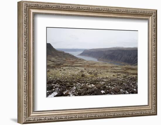 Route 60, View on Geirpjofsfjšrdur, Westfjords, West Iceland-Julia Wellner-Framed Photographic Print