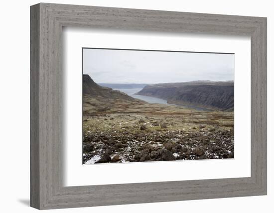 Route 60, View on Geirpjofsfjšrdur, Westfjords, West Iceland-Julia Wellner-Framed Photographic Print