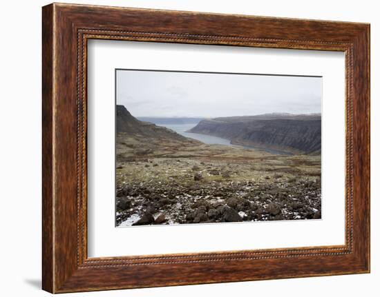 Route 60, View on Geirpjofsfjšrdur, Westfjords, West Iceland-Julia Wellner-Framed Photographic Print