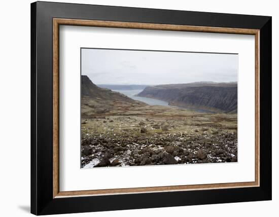 Route 60, View on Geirpjofsfjšrdur, Westfjords, West Iceland-Julia Wellner-Framed Photographic Print