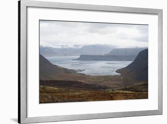 Route 63, View on Bildadalur, Sudurfirdir, Westfjords, West Iceland-Julia Wellner-Framed Photographic Print