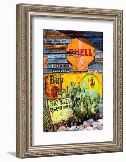 Route 66 - advertising - Arizona - United States-Philippe Hugonnard-Framed Photographic Print