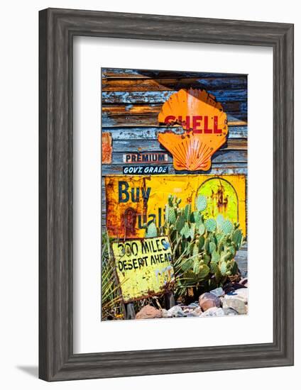 Route 66 - advertising - Arizona - United States-Philippe Hugonnard-Framed Photographic Print