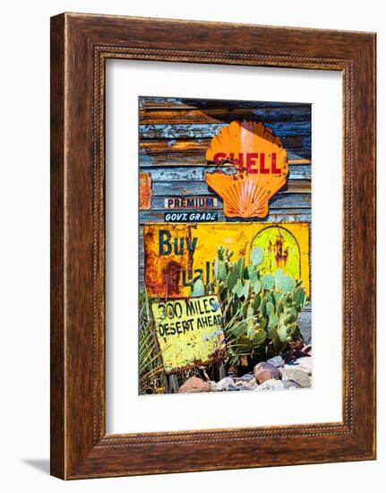 Route 66 - advertising - Arizona - United States-Philippe Hugonnard-Framed Photographic Print