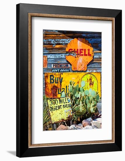 Route 66 - advertising - Arizona - United States-Philippe Hugonnard-Framed Photographic Print