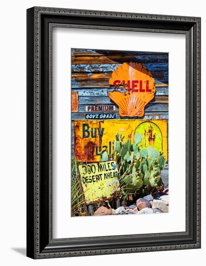 Route 66 - advertising - Arizona - United States-Philippe Hugonnard-Framed Photographic Print