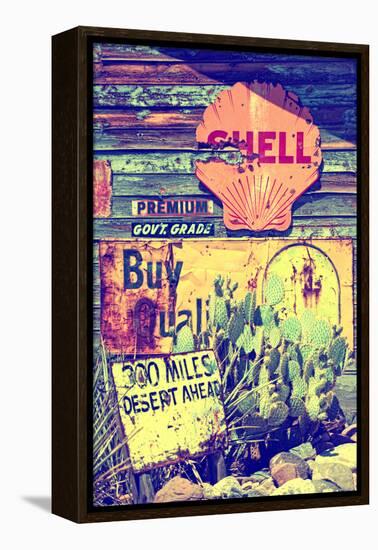 Route 66 - advertising - Arizona - United States-Philippe Hugonnard-Framed Premier Image Canvas