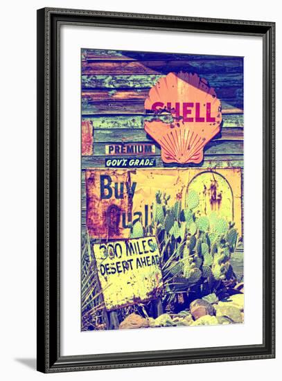 Route 66 - advertising - Arizona - United States-Philippe Hugonnard-Framed Photographic Print