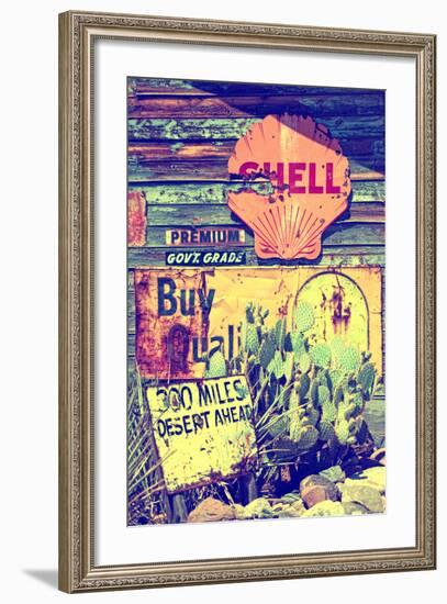 Route 66 - advertising - Arizona - United States-Philippe Hugonnard-Framed Photographic Print