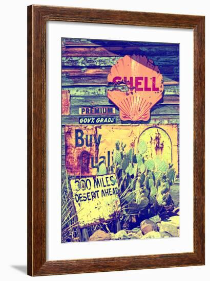 Route 66 - advertising - Arizona - United States-Philippe Hugonnard-Framed Photographic Print