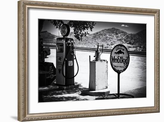 Route 66 - Gas Station - Arizona - United States-Philippe Hugonnard-Framed Photographic Print