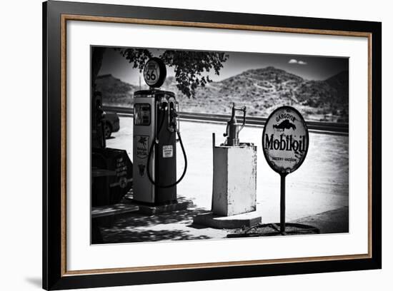 Route 66 - Gas Station - Arizona - United States-Philippe Hugonnard-Framed Photographic Print