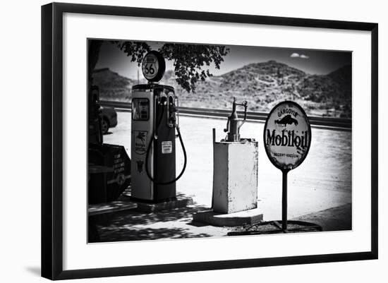 Route 66 - Gas Station - Arizona - United States-Philippe Hugonnard-Framed Photographic Print