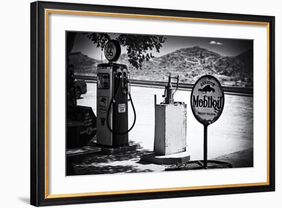 Route 66 - Gas Station - Arizona - United States-Philippe Hugonnard-Framed Photographic Print