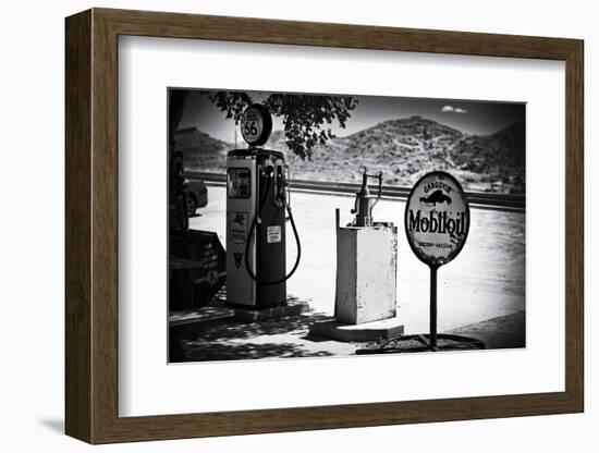 Route 66 - Gas Station - Arizona - United States-Philippe Hugonnard-Framed Photographic Print