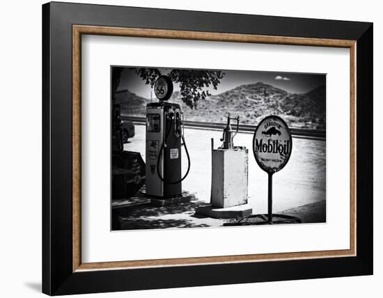 Route 66 - Gas Station - Arizona - United States-Philippe Hugonnard-Framed Photographic Print