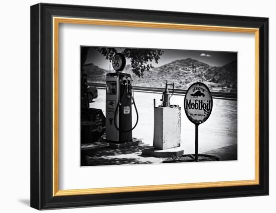 Route 66 - Gas Station - Arizona - United States-Philippe Hugonnard-Framed Photographic Print