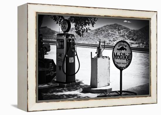 Route 66 - Gas Station - Arizona - United States-Philippe Hugonnard-Framed Premier Image Canvas