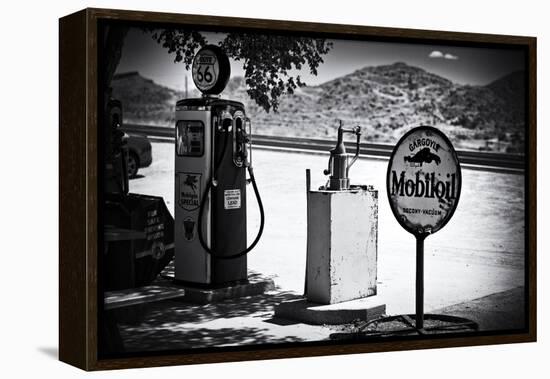 Route 66 - Gas Station - Arizona - United States-Philippe Hugonnard-Framed Premier Image Canvas