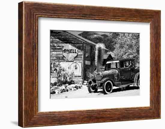 Route 66 - Gas Station - Arizona - United States-Philippe Hugonnard-Framed Photographic Print