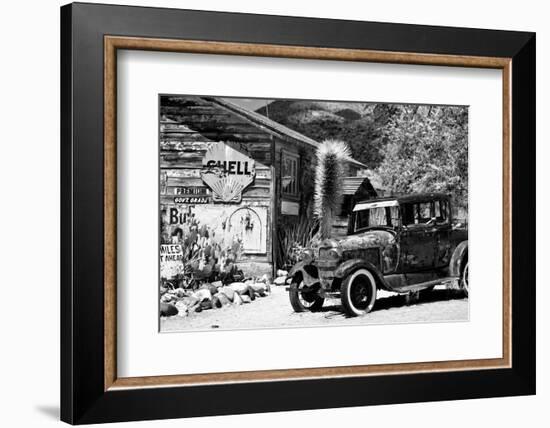 Route 66 - Gas Station - Arizona - United States-Philippe Hugonnard-Framed Photographic Print