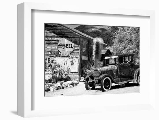 Route 66 - Gas Station - Arizona - United States-Philippe Hugonnard-Framed Photographic Print