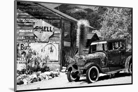 Route 66 - Gas Station - Arizona - United States-Philippe Hugonnard-Mounted Photographic Print