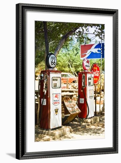 Route 66 - Gas Station - Arizona - United States-Philippe Hugonnard-Framed Photographic Print