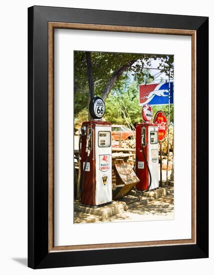 Route 66 - Gas Station - Arizona - United States-Philippe Hugonnard-Framed Photographic Print