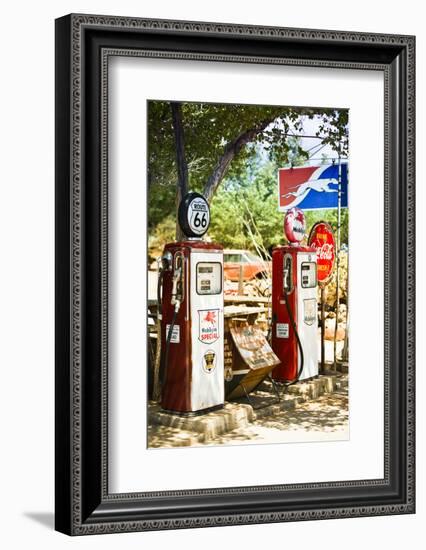 Route 66 - Gas Station - Arizona - United States-Philippe Hugonnard-Framed Photographic Print