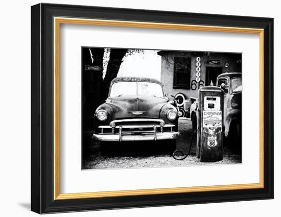 Route 66 - Gas Station - Arizona - United States-Philippe Hugonnard-Framed Photographic Print