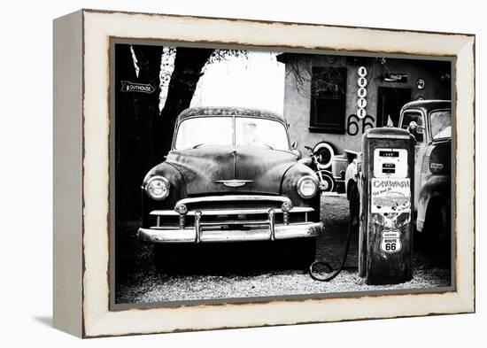 Route 66 - Gas Station - Arizona - United States-Philippe Hugonnard-Framed Premier Image Canvas