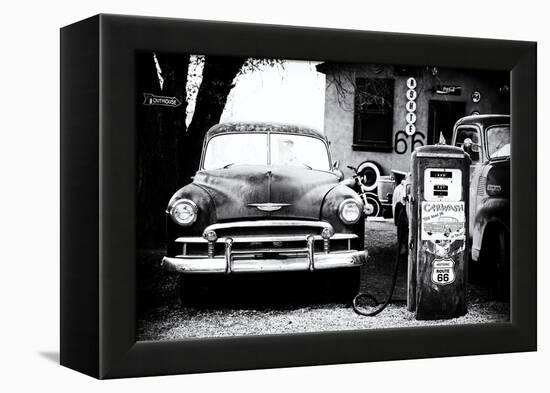 Route 66 - Gas Station - Arizona - United States-Philippe Hugonnard-Framed Premier Image Canvas