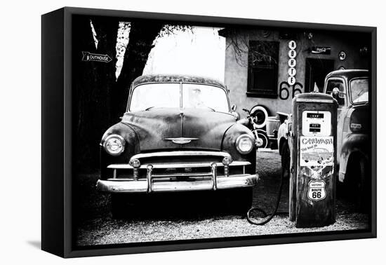 Route 66 - Gas Station - Arizona - United States-Philippe Hugonnard-Framed Premier Image Canvas