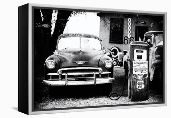 Route 66 - Gas Station - Arizona - United States-Philippe Hugonnard-Framed Premier Image Canvas