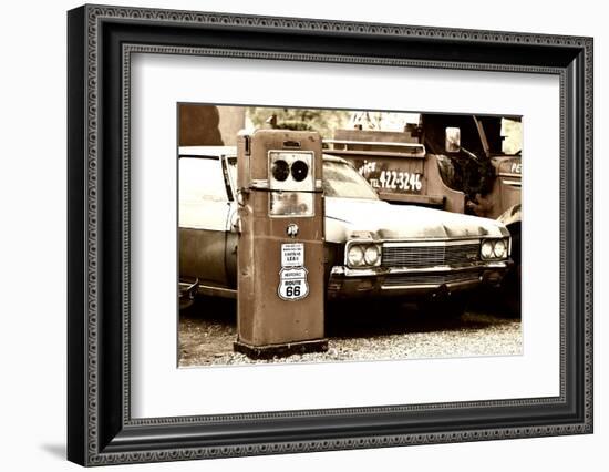 Route 66 - Gas Station - Arizona - United States-Philippe Hugonnard-Framed Photographic Print