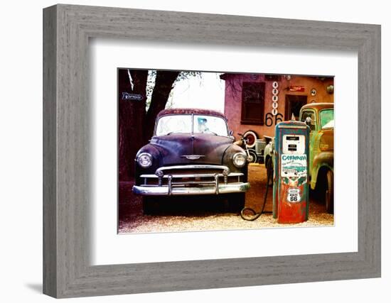 Route 66 - Gas Station - Arizona - United States-Philippe Hugonnard-Framed Photographic Print