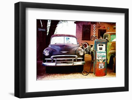 Route 66 - Gas Station - Arizona - United States-Philippe Hugonnard-Framed Photographic Print